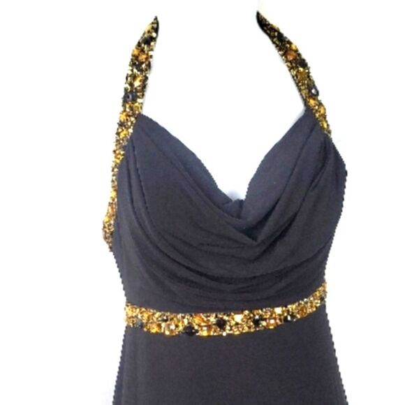 CAMILLE LA VIE PROM or Evening Halter Dress - Picture 1 of 10